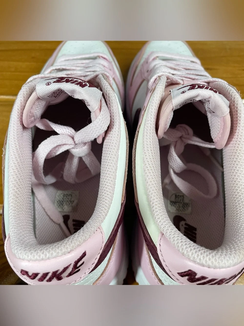 Nike Dunk Low Size 6Y GS / Womens 7.5 Pink Foam Beetroot Sneakers CW1590-601